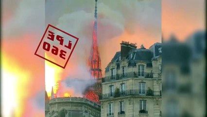 850 Years of History -- Notre Dame in Flames