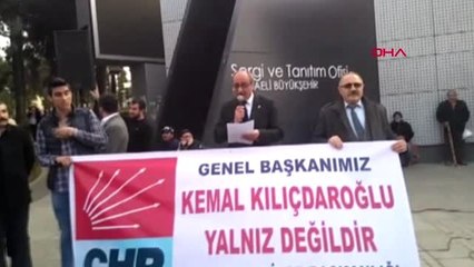 Kocaeli CHP'lilerin Basın Açıklamasına Tepki Gösterdi