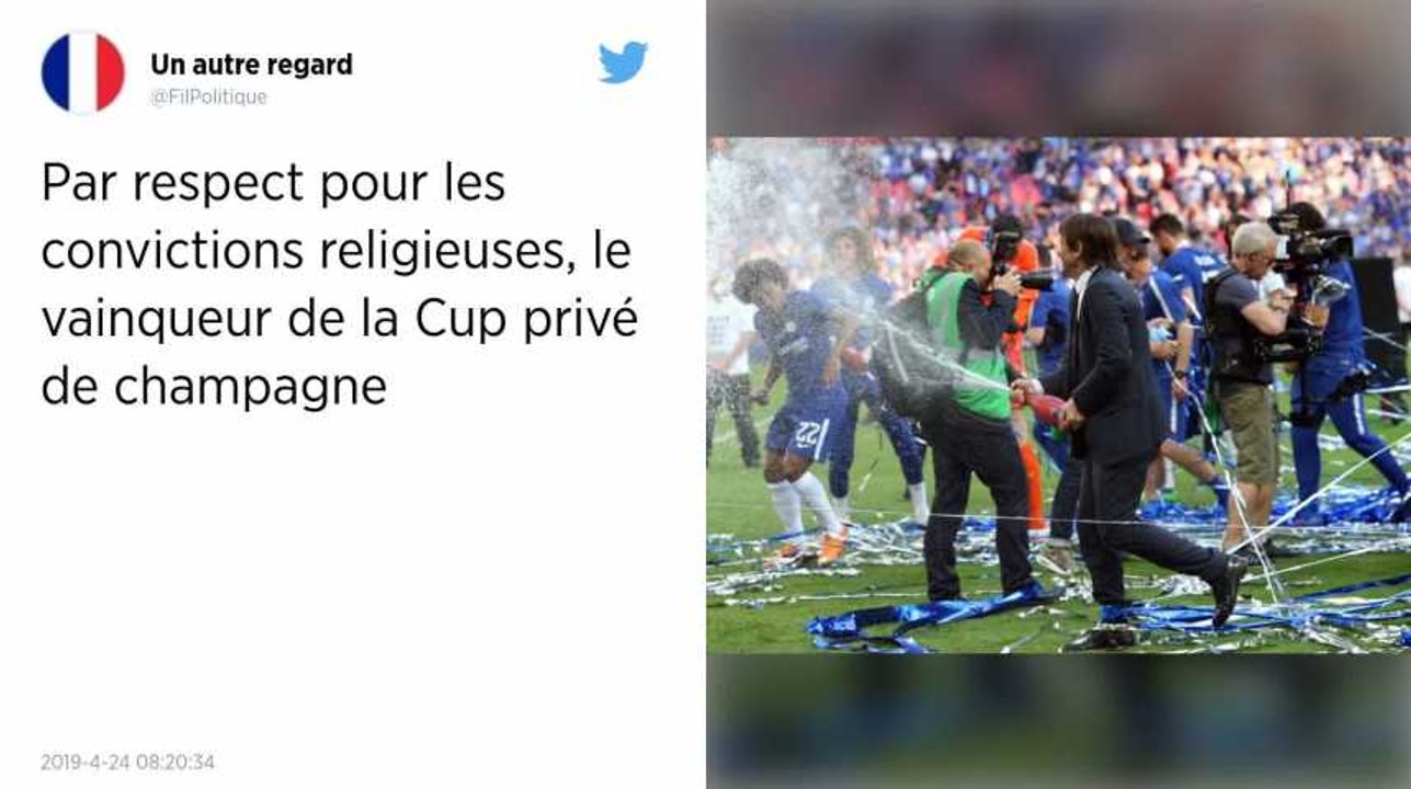 Coupe d'Angleterre : fini le champagne par respect pour les joueurs musulmans