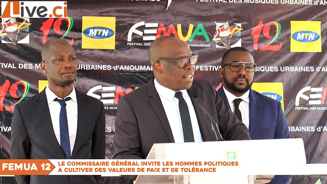 FEMUA 12 : Le commissaire général invite les hommes politiques à cultiver des valeurs de paix et de tolérance