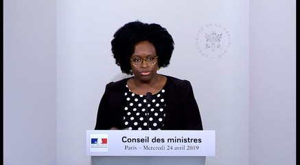 Compte rendu du Conseil des ministres du 24 avril 2019