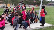 Çocuklar Türk Kızılayı Öğrenip Eğitsel Oyunlar Oynadı