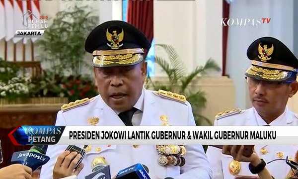 Presiden Jokowi Lantik Gubernur & Wakil Gubernur Maluku