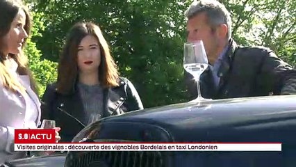 Visites originales : découverte des vignobles Bordelais en taxi Londonien