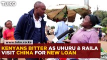 Kenyans Angry after Uhuru and Raila go to China for new loan.