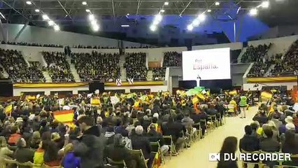 Mitin de Espinosa de los Monteros en las Rozas