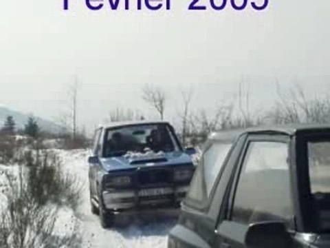 Ballade 4x4 sur la neige en Pays Beaujolais