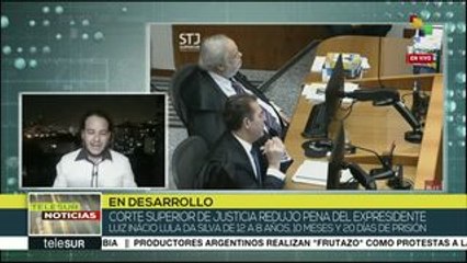 Tribunal de Justicia de Brasil acepta reducir la condena de Lula