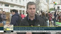 Argentina: campesinos protestan contra la crisis en el sector