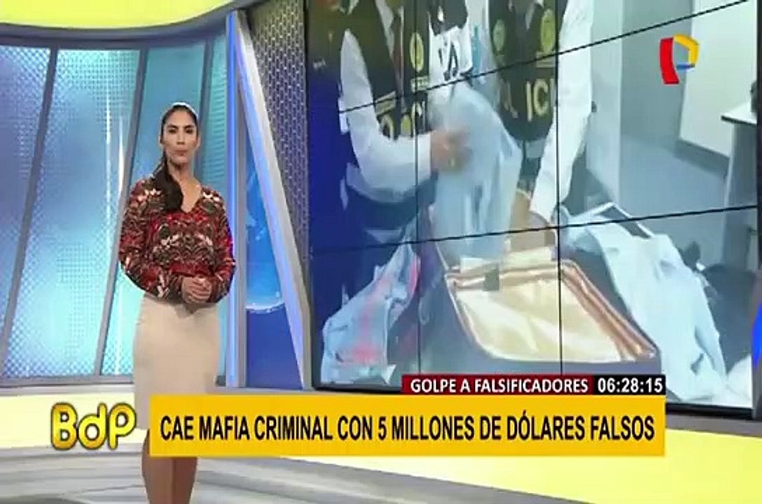 Mafia tenía más de 5 millones de dólares falsos en su poder