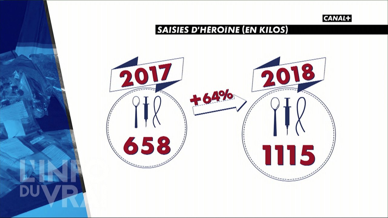 Drogue : toujours plus - L'Info du Vrai du 24/04 - CANAL+
