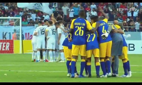 مباراه نادي النصر السعودي والزوراء العراقي في دوري ابطال اسيا 23_4_2019 الشوط الاول