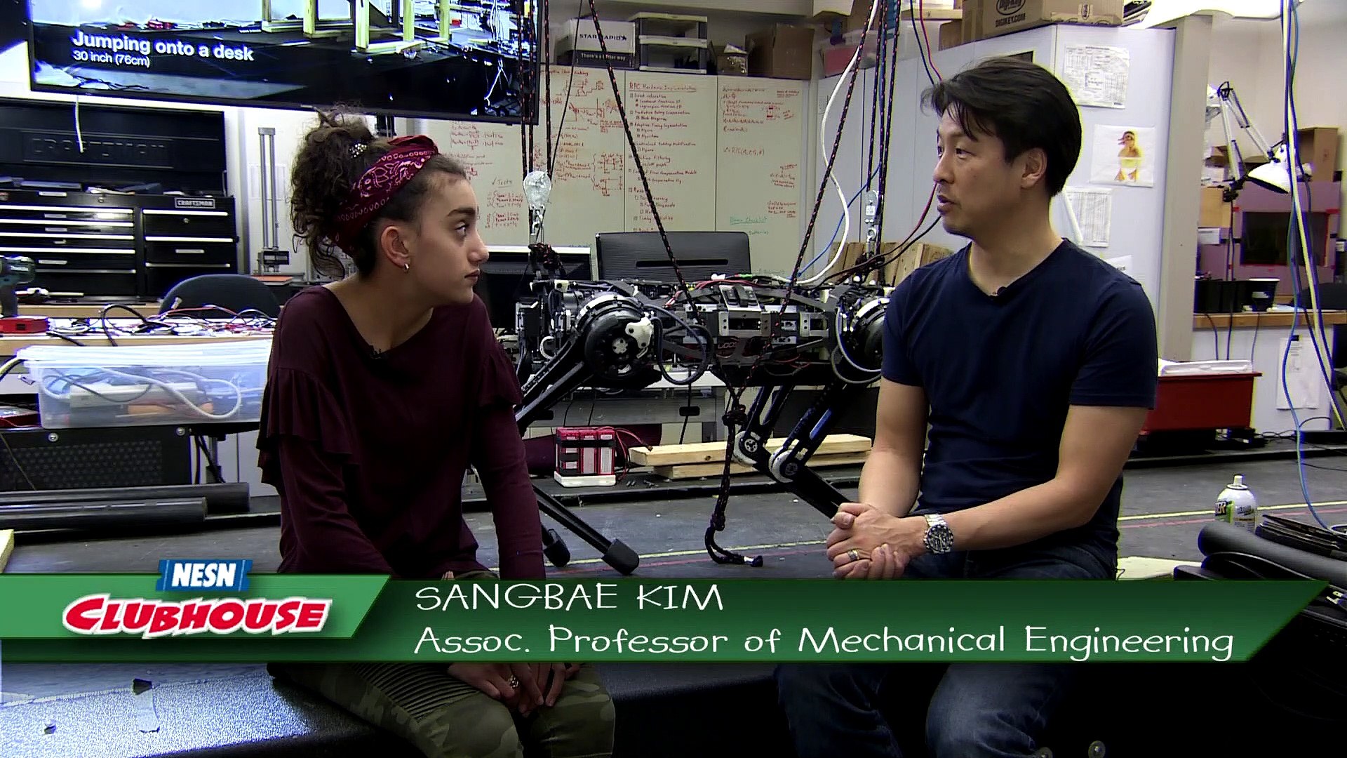 Nesn Clubhouse In The Baseball Lab With Mit S Cheetah Robot