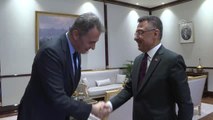 Cumhurbaşkanı Yardımcısı Oktay, Beşiktaş Başkanı Orman'ı Kabul Etti