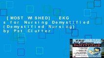 [MOST WISHED]  EKG s for Nursing Demystified (Demystified Nursing) by Pat Clutter