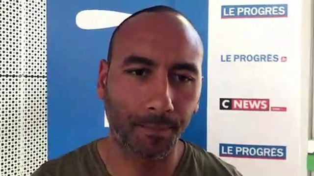 Tirage Coupe du Rhône – Hani EL GASMI (ES Genas) réagit après le tirage des QUARTS