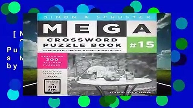 [NEW RELEASES] Simon Schuster Mega Crossword Puzzle Book #15 (S s Mega Crossword Puzzles) by
