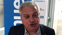 Tirage Coupe du Rhône – Pascal PARENT (District L&R) réagit après le tirage des QUARTS
