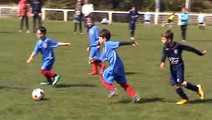 U8 deuxième match un beau jeu, mais pas de but !