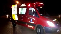 Batida entre moto e caminhonete deixa dois feridos no XIV de Novembro