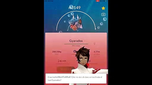 Magikarp IV 100 MAX CP255 L35 TWO TRAINERS CAPTURED AND ONE EVOLUTION GYARADOS BEST POKEMON