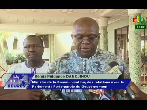 RTB - Le gouvernement prend un décret pour mettre fin à la crise au ministère de l’économie et des finances lors du conseil des ministres