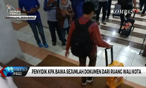 Geledah Kantor Wali Kota Tasikmalaya, KPK Bawa 6 Koper dan 1 Boks