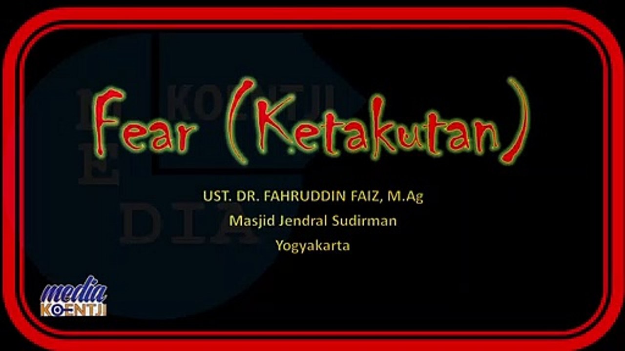 Filsafat KeTakutan (1)