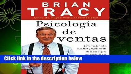 [MOST WISHED]  Psicologia de Ventas by Brian Tracy