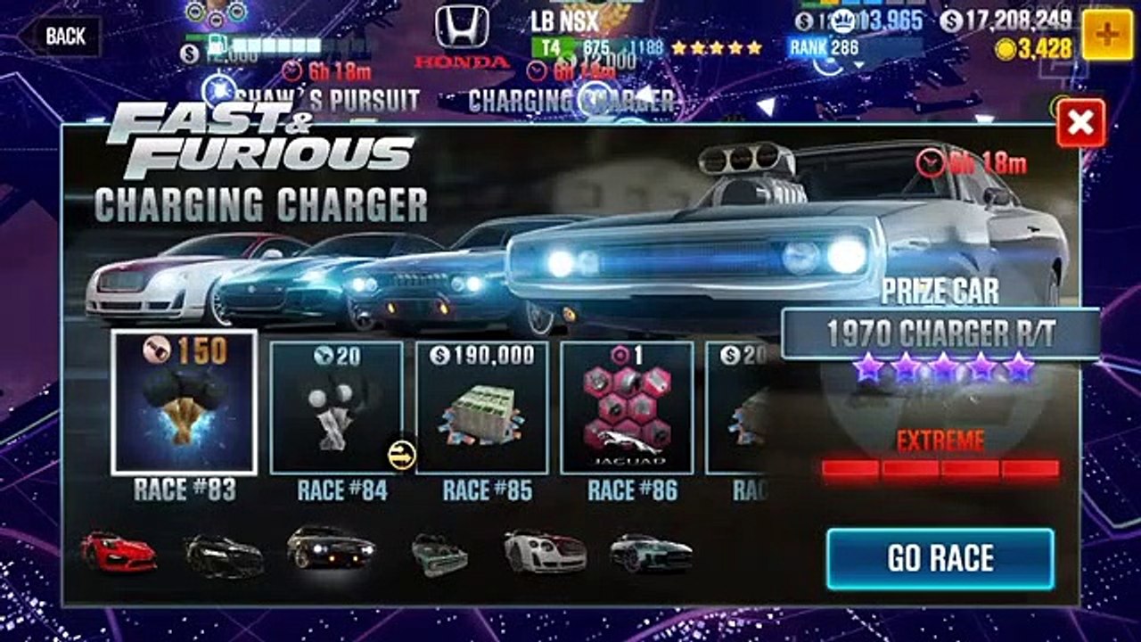 CSR Racing 2 | Events | Charging Charger | Part 4 | Win Dom's Dogde 1970 Charger R/T