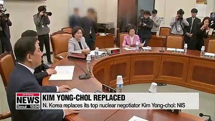 N. Korea replaces its top nuclear negotiator Kim Yong-chol