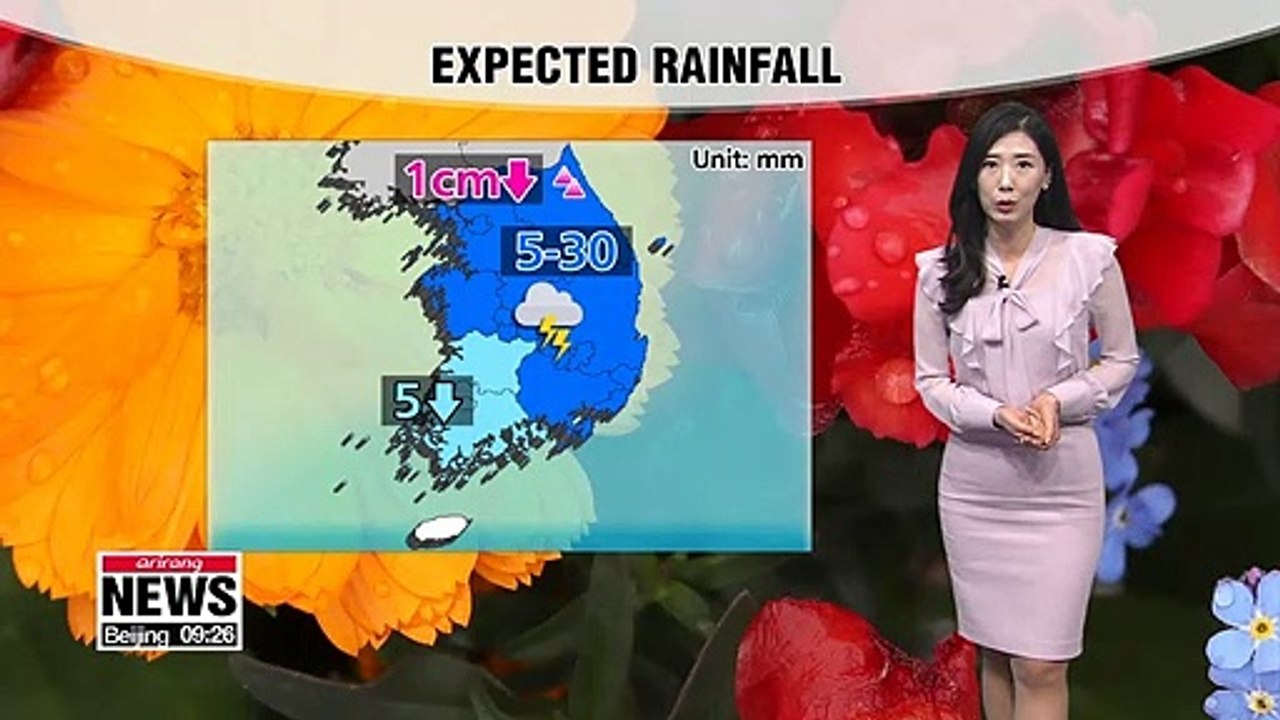 Rain on way for most of Korea _ 042519