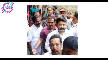 ക്യൂവിൽ ഒരു മണിക്കൂർ കാത്തുനിന്ന് മോഹൻലാൽ, വോട്ടിങ് യന്ത്രം കേടായി | Mohanlal