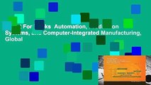 About For Books  Automation, Production Systems, and Computer-Integrated Manufacturing, Global