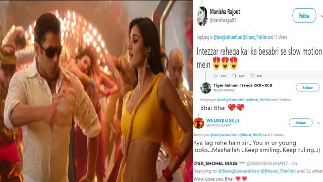 Bharat: Salman Khan & Disha Patani's fans reaction on Slow Motion teaser; Find here | FilmiBeat