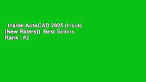 Inside AutoCAD 2005 (Inside (New Riders))  Best Sellers Rank : #2