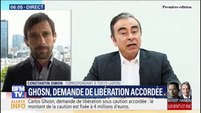 Carlos Ghosn devrait à nouveau sortir de prison au Japon dans les prochaines heures