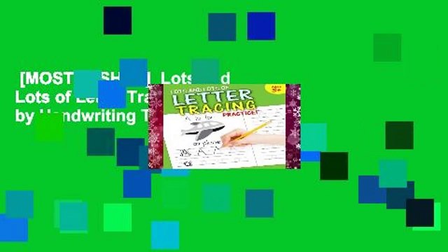 [MOST WISHED] Lots and Lots of Letter Tracing Practice! by Handwriting Time
