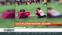 Çocukların bayrak sevgisi