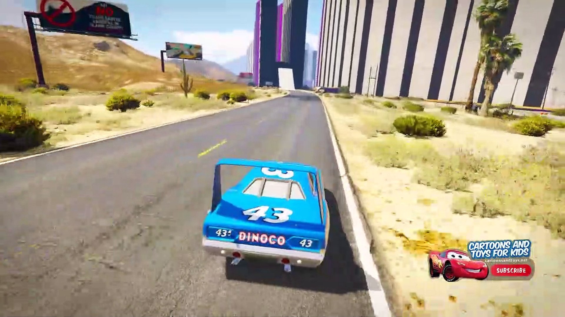 ⁣CARS 3 STOCK CARS CORRIDOR JUMP CHALLENGE (Cars 3 Challenge)