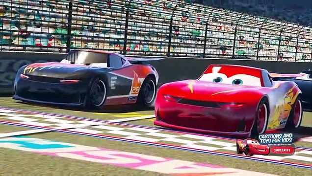 Cars 3 Tim Treadless Nascar Racing Cars 3 Next #Gen Lightning Mcqueen Cruz Ramirez Jackson Storm