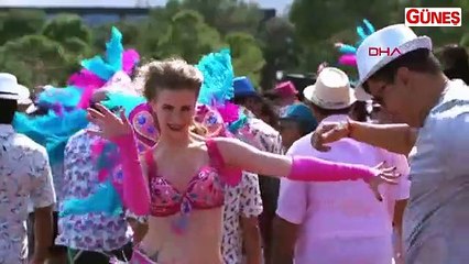 1000 kişilik ekip, 100 TIR dekor... Masal gibi düğün