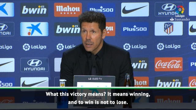 Atletico must finish as high up the table as possible - Simeone