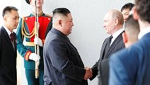 Rusya Devlet Başkanı Putin ile Kuzey Kore Lideri Kim Jong-un İlk Kez Bir Araya Geldi