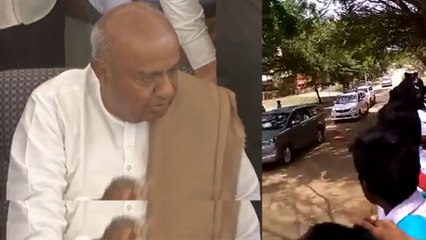 ಆದಿಚುಂಚನಗಿರಿಯಲ್ಲಿ ಎಚ್ ಡಿ ದೇವೇಗೌಡ್ರಿಗೆ ಮೋದಿ ಘೋಷಣೆಯ ಸ್ವಾಗತ | Oneindia Kannada