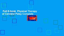 Full E-book  Physical Therapy of Cerebral Palsy Complete