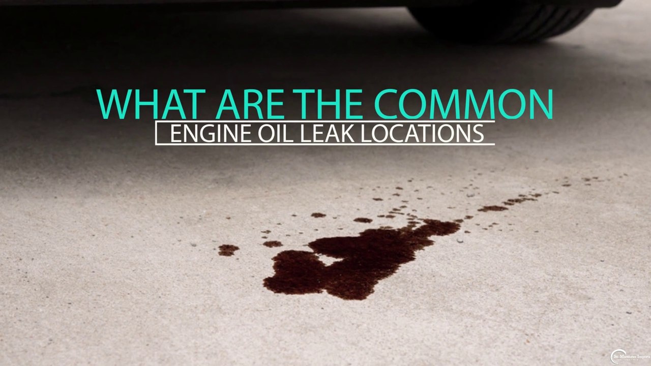 What are the Common Engine Oil Leak Locations - video Dailymotion