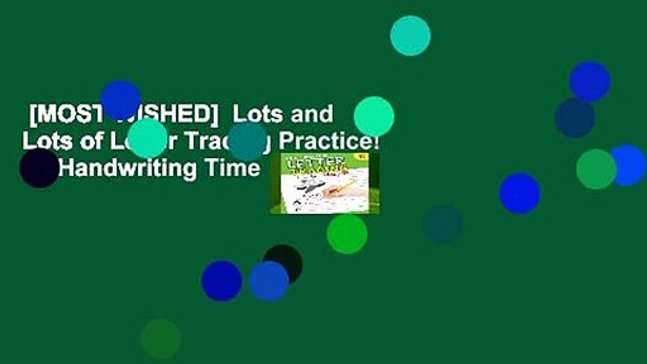 [MOST WISHED]  Lots and Lots of Letter Tracing Practice! by Handwriting Time