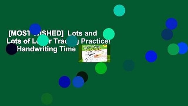 [MOST WISHED] Lots and Lots of Letter Tracing Practice! by Handwriting Time