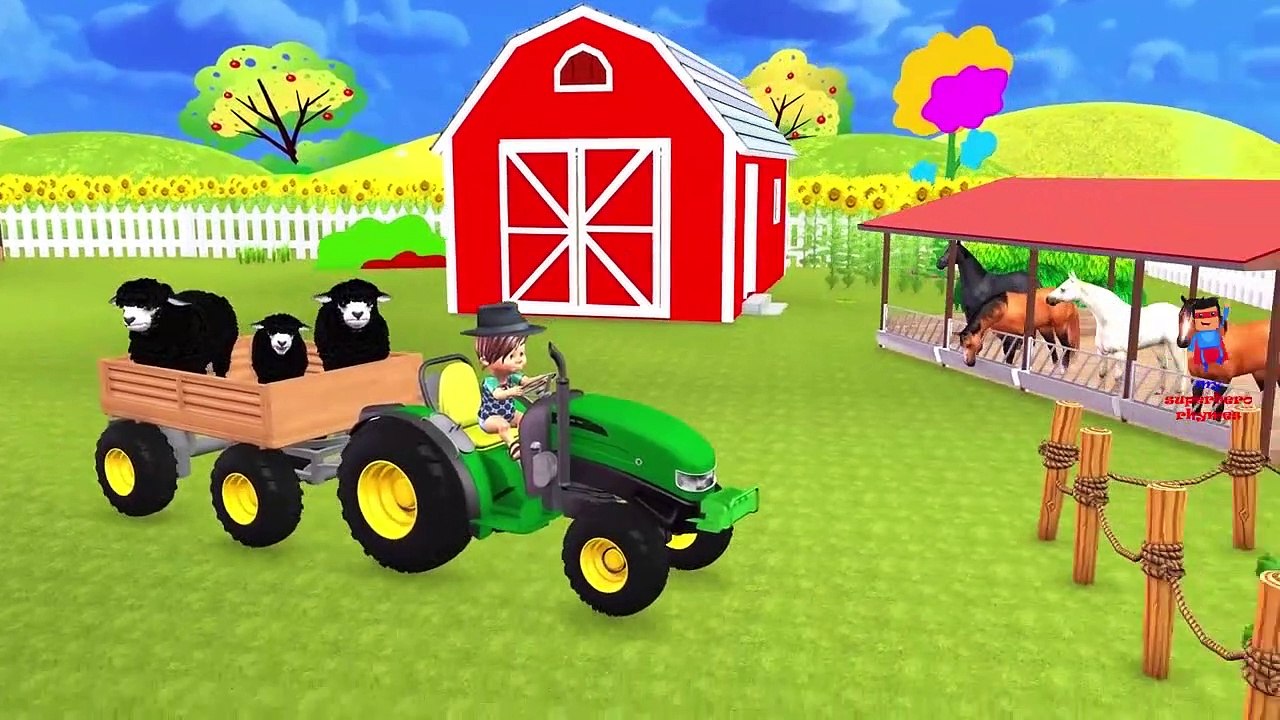 Old MacDonald Had A Farm Nursery Rhymes Farm Animals Feeding Video